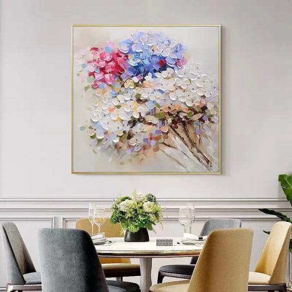 Hand Painted Landscape Oil Painting Simple Texture Art Hanging Painting