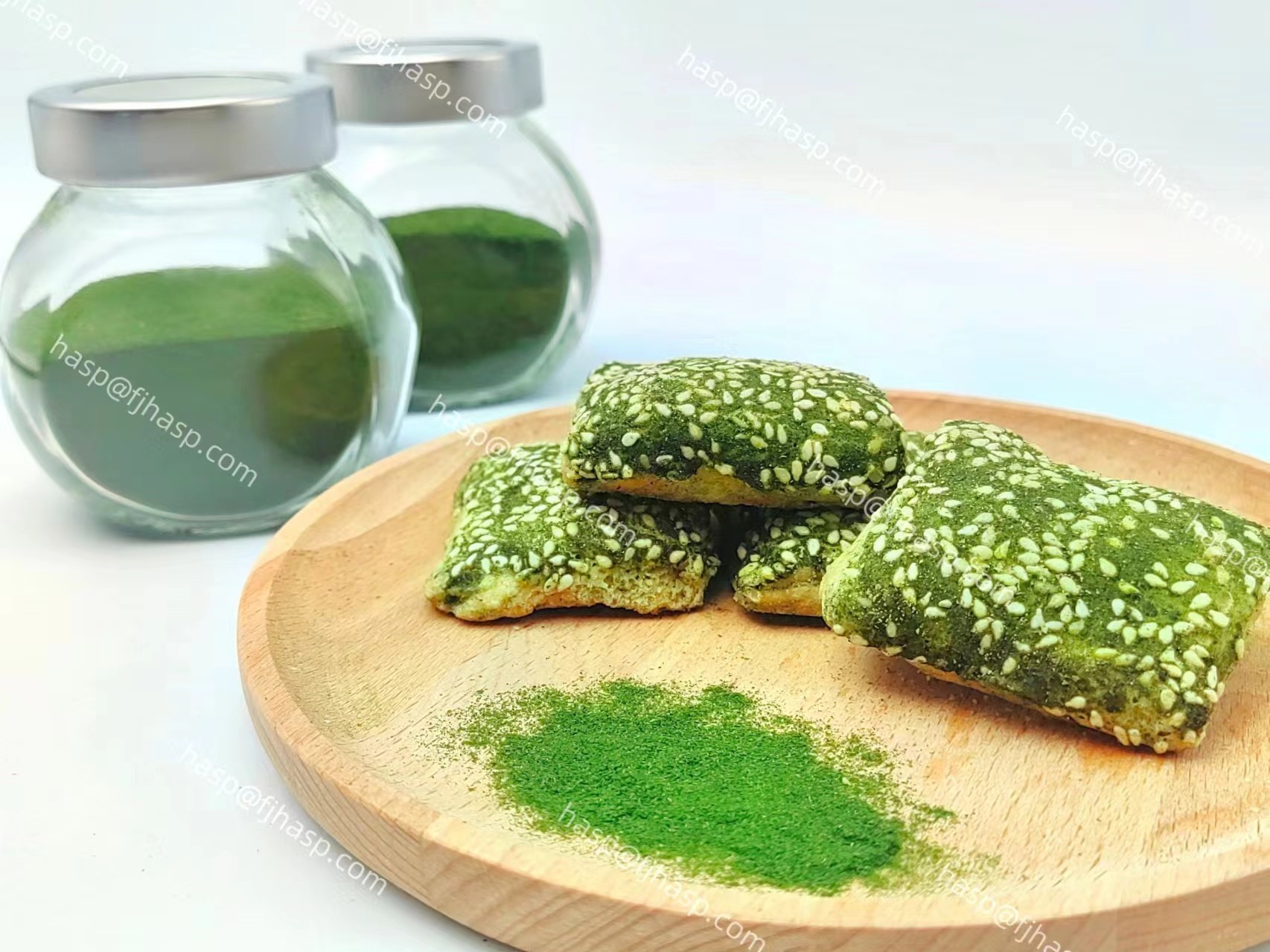 Green Color Dried Sea Lettuce Flakes Natural Drying Method For Asian Cuisine