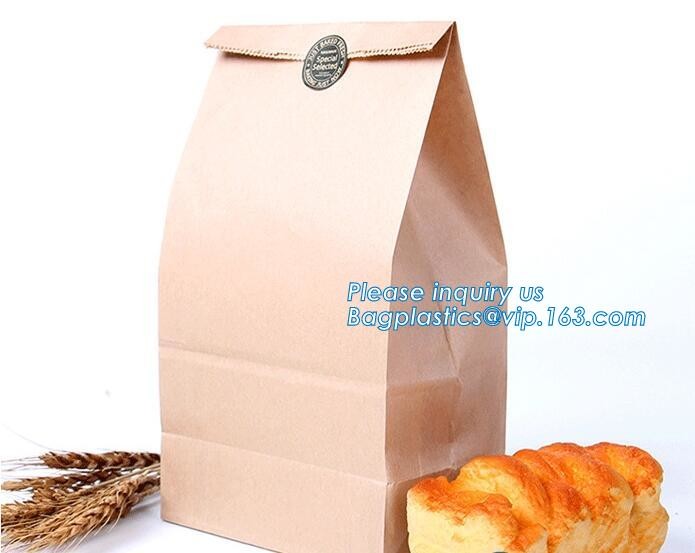 shopper carrier, pac Design Eco-friendly Plastic Bakery Bags Clear Wedding Cake Pastry Cupcake Slice Bread Packaging Bag