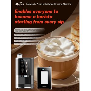 Buy cheap Best Fresh Milk Automatic Coffee Vending Machine Support IOT product