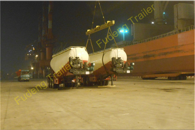 30Tons Vacuum tire optional dry used bulk cement tanker truck trailer