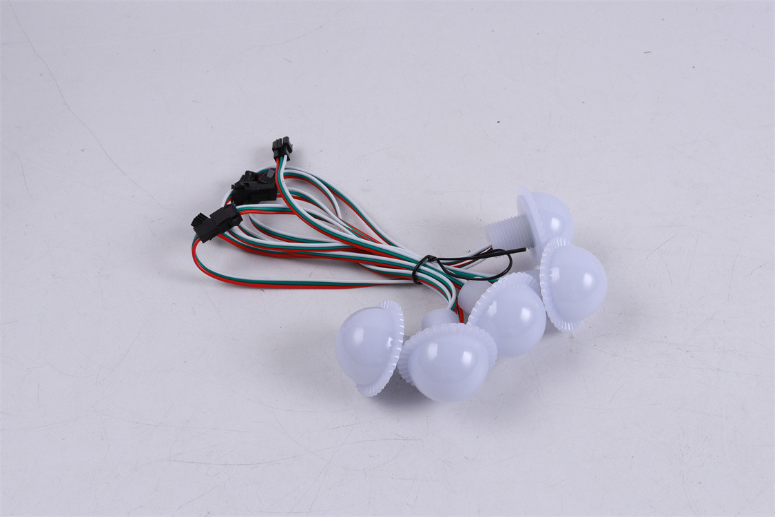 Programmable RGB LED Point Light 45mm 1W DC12V Playground Amusement Lights
