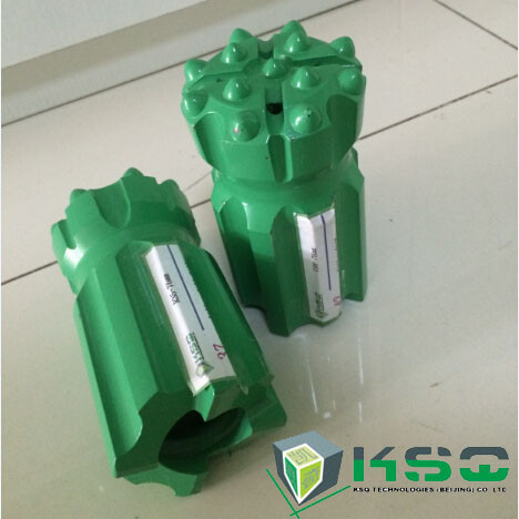Green Forging Retractable Dth Button Bits Alloy Steel