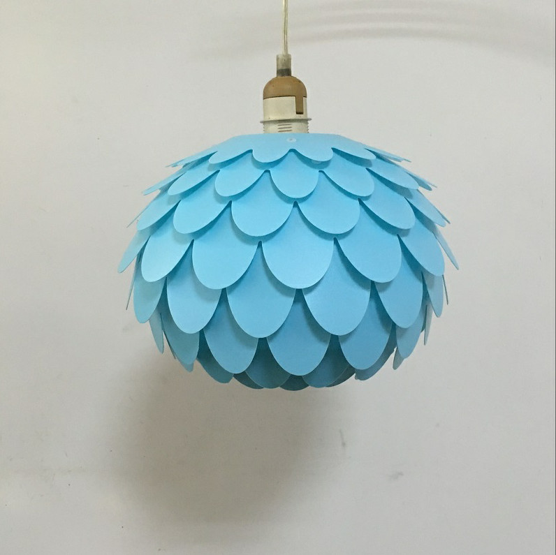 Fish Skin Ball Pendant Light Shade D250mm Polypropylene OEM