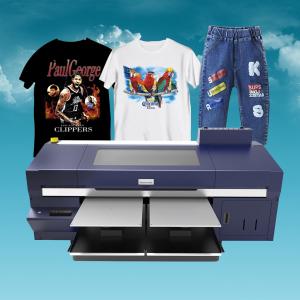 Buy cheap A3 Digital Direct T Shirt Printer With Eco Friendly Textile Pigment Ink Cmyk White Ink product