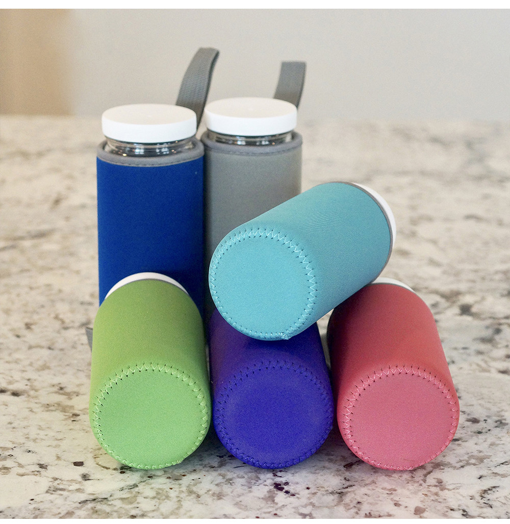 Vibrant Color 16 17 18 Oz Insulated Neoprene Bottle Sleeve