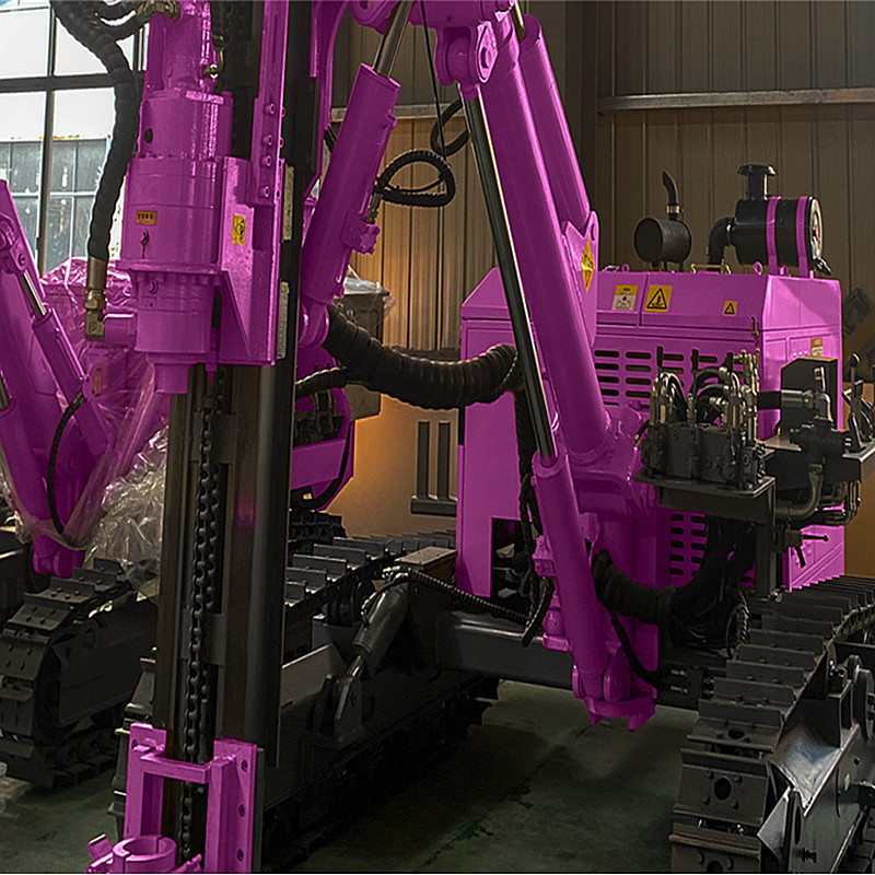 Crawler Hydraulic DTH Drilling Machine Rotary Blast Hole Separated Mining Drilling Rig