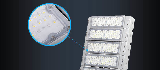 Short Circuit Protection High Mast Lamp 1000Watt High Mast Flood Light For Hazardous Area