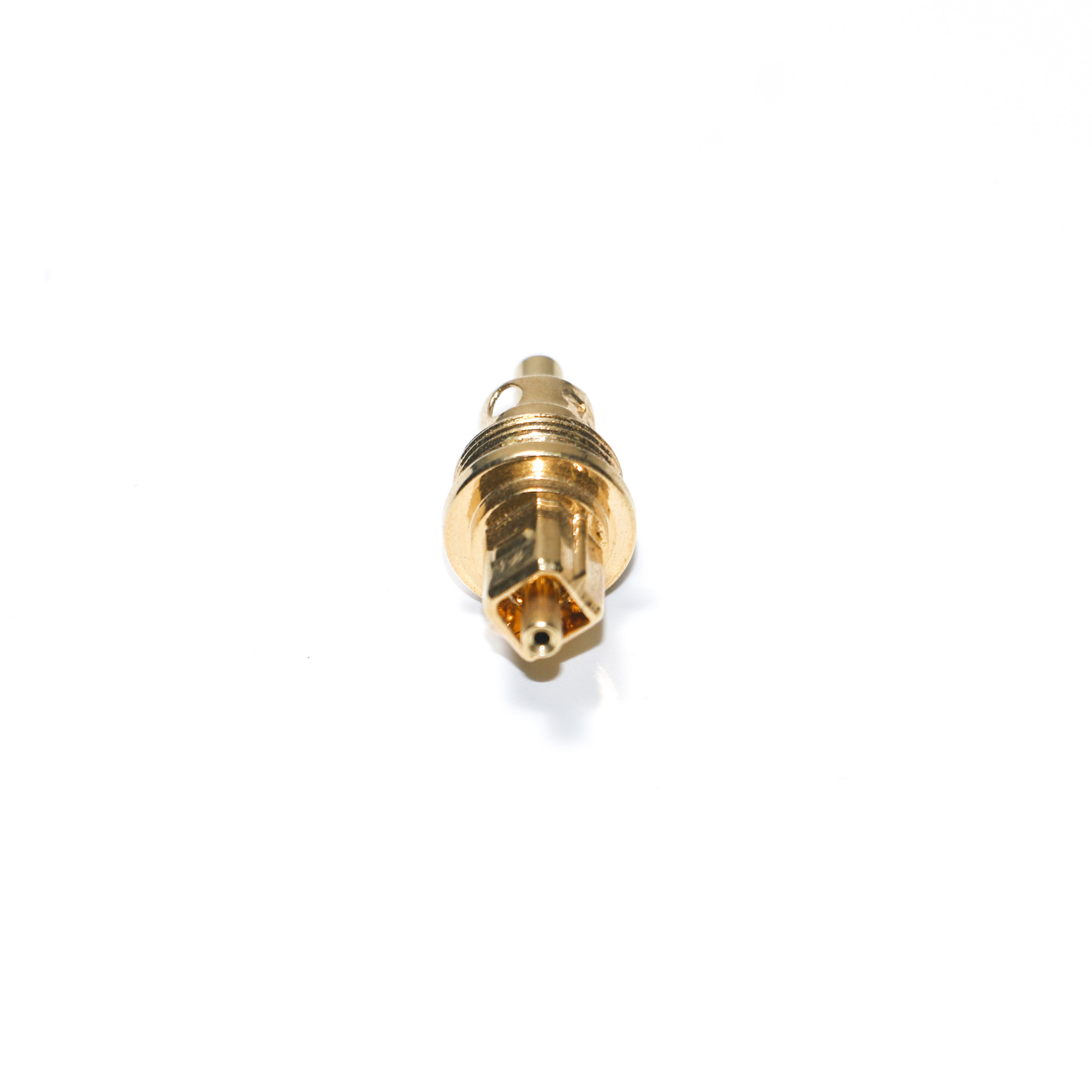 Monoluxtecs Optical Fiber Accessories , Toslink Metal Fiber Optic Connector