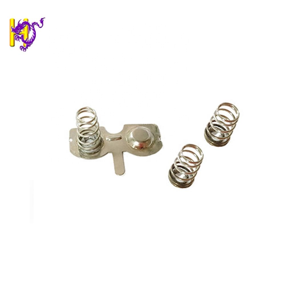 HeZhi 2mm Metal Conical Helical Touch Button Spring For PCB Switch
