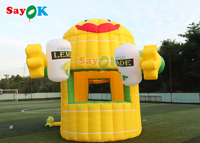 Oxford Inflatable Air Tent Lemon Cartoon Booth Aerated Custom Made