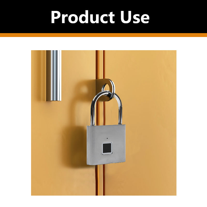 Fingerprint Padlock Smart Keyless Thumbprint Biometric Fingerprint Lock