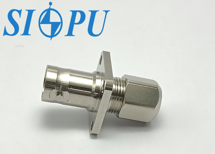 Female RF BNC Connectors Flange Mounted for RG 142/U Cables