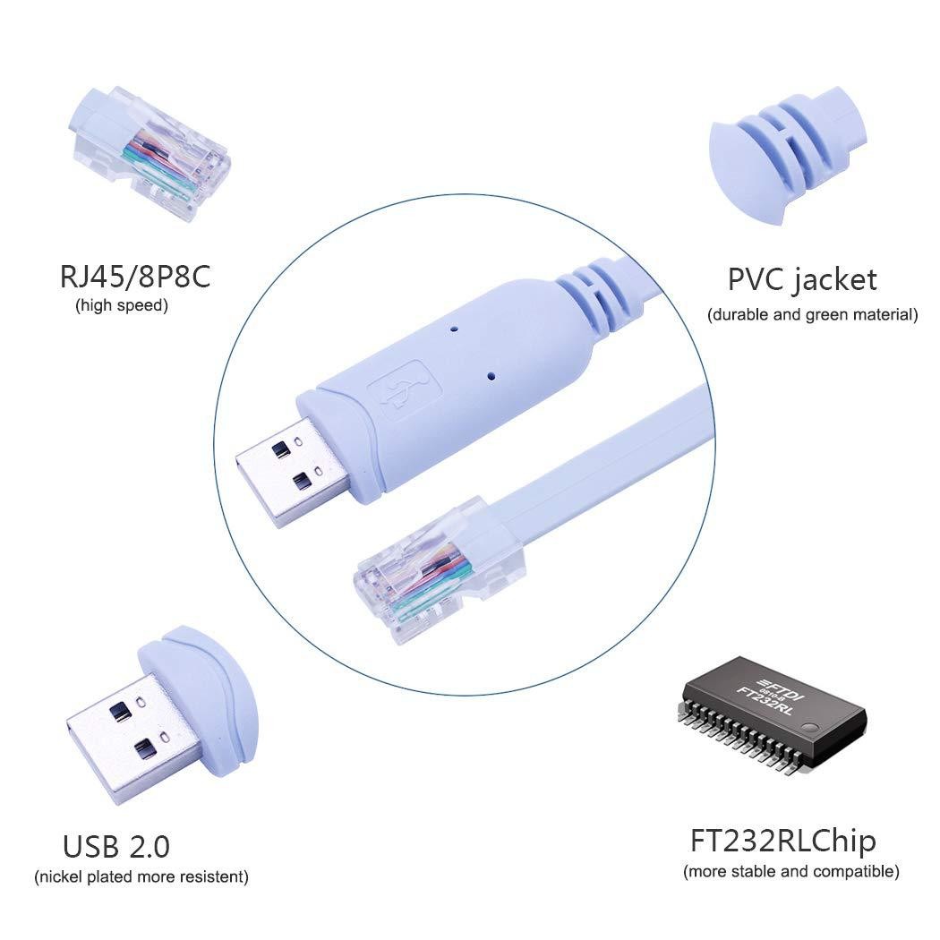 Industrial Custom Harness Connector USB To RJ45 To 8P8C Crystal Head To RS232 Serial Port Switch Control Cable
