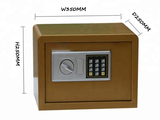 Smart Steel Digital Safe Box Security Fireproof Home Safe Deposit Box Money Safe Box