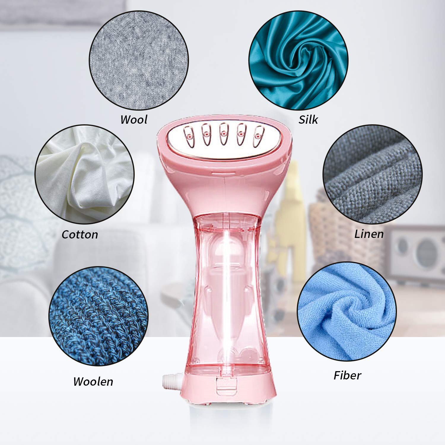 Steam Ironing Fabric Steamer Vertical Garment Steamers Handheld Iron with No Support