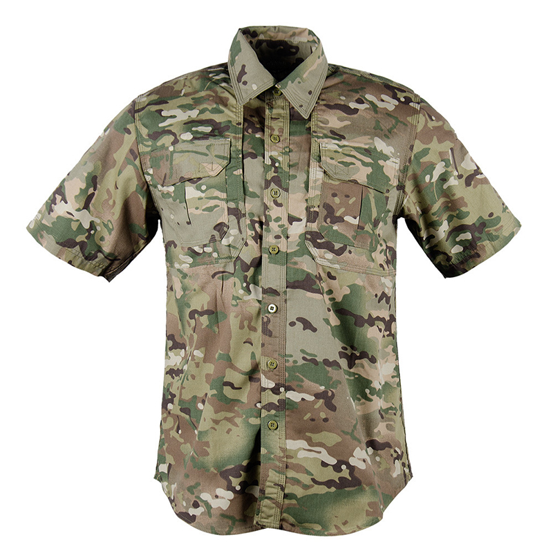 Digital Print Long Sleeve Shirts and Trousers for Men's ACU Camouflage Outdoor Wear