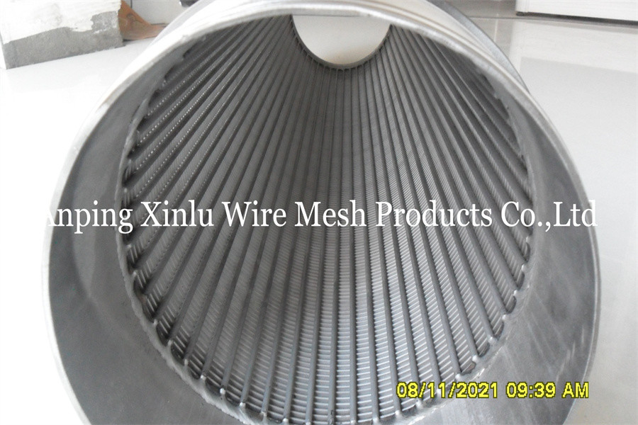 10-3/4" Diameter Wire Wrapped Filter Screen Pipe featuring 2.3x3.5mm Support Wire Well Strainer Tube