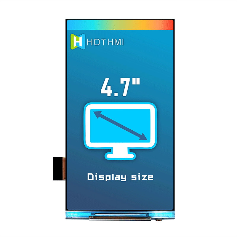 4.7 Inch TFT LCD Panel 720x1280 IPS LCD Monitors TFT LCD Display Manufacturer