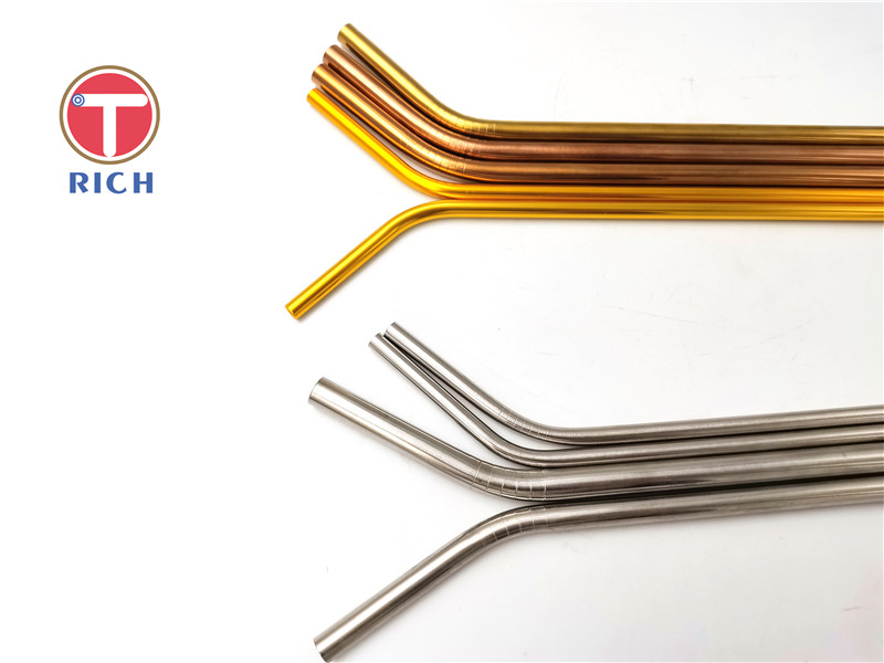 Stainless steel metal drinking straw