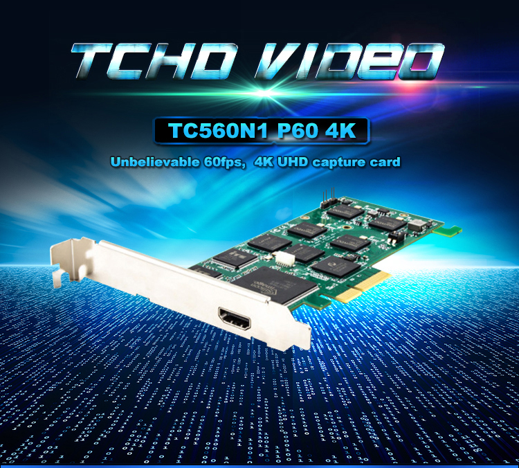 4096x2160P60 Full HD Capture Card with HDMI Input and SDK Support for High Definition