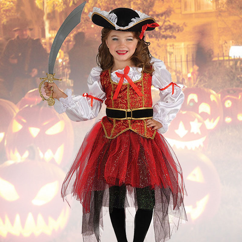 Children Halloween Stage Dancerwear Dress Suit For Performance Dance