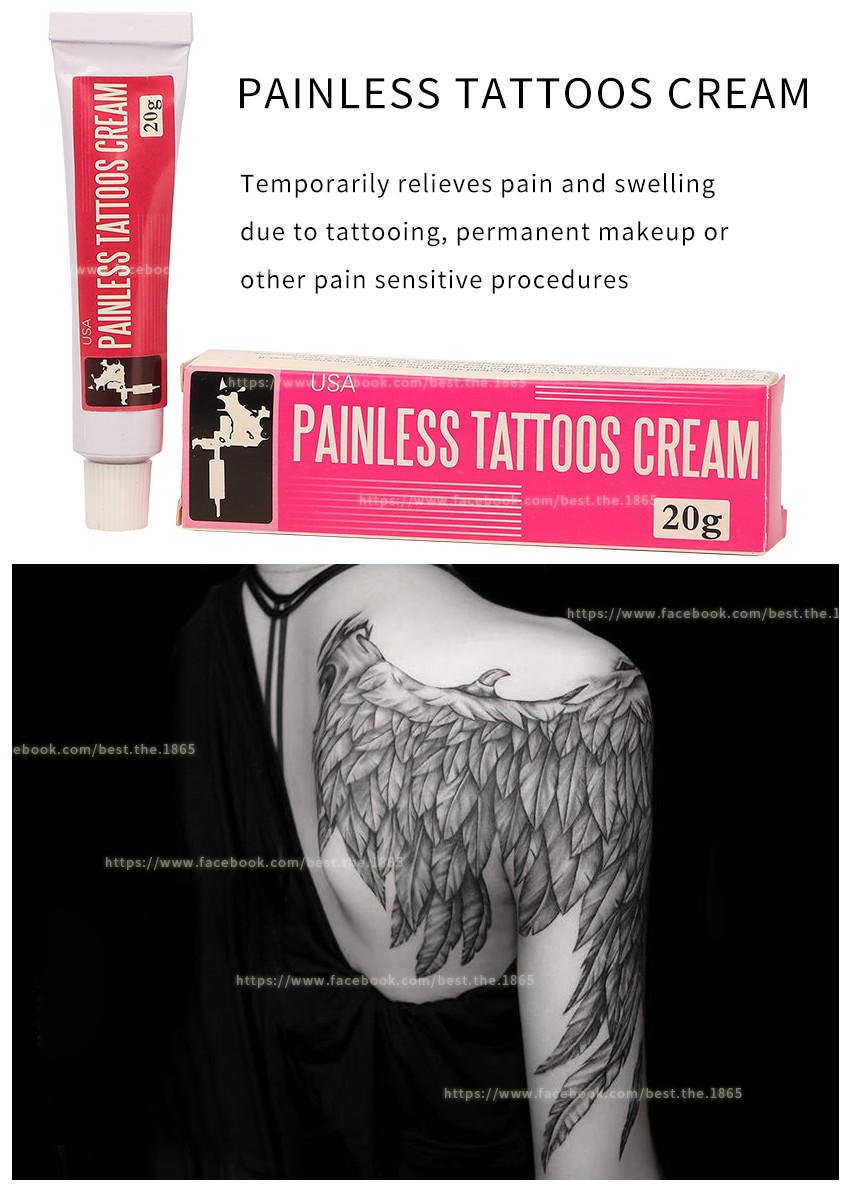 Tattoo Painless Cream Anesthetic Numbing Cream 10g 20g 30g Tube Pain Relieving