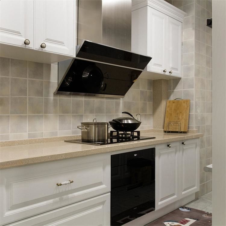 Small Modern Kitchen Countertop Cabinet With Melamine Door Finish