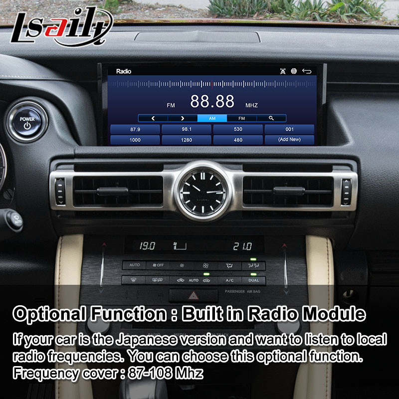 Lsailt 64G Android Carplay Interface for Lexus RC300 RCF RC300h RC350 2018-2023