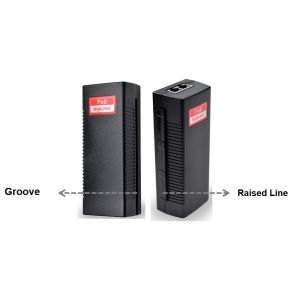 PoE Injector Up to 60W Power Supply, Gigabit PoE Adapter for IP Cameras and VoIP