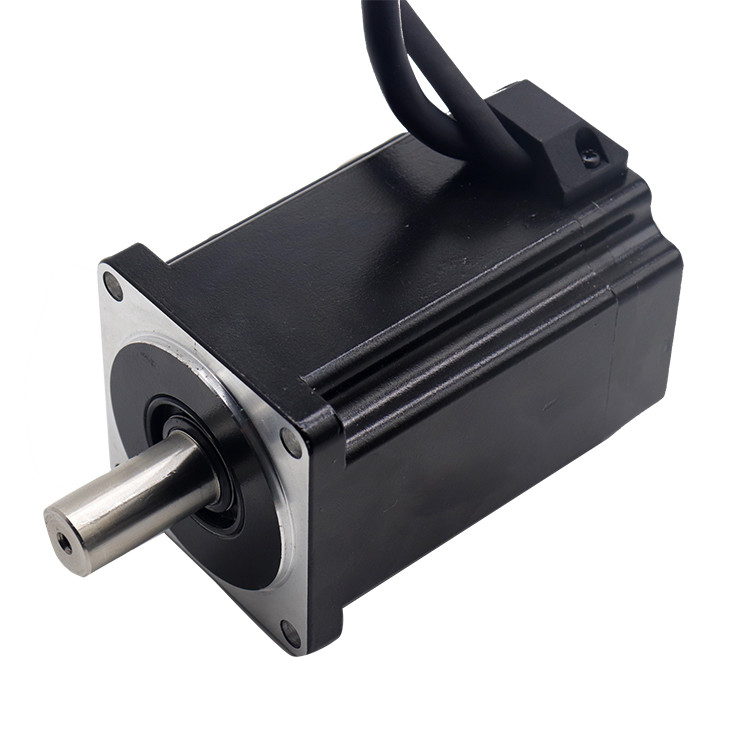 OEM Low Noise High Power Servo Motor Dc black 6cm 48v 400w