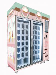 China Cup cake Cooling Locker Vending Machine With 22 Inch Screen 110V on sale