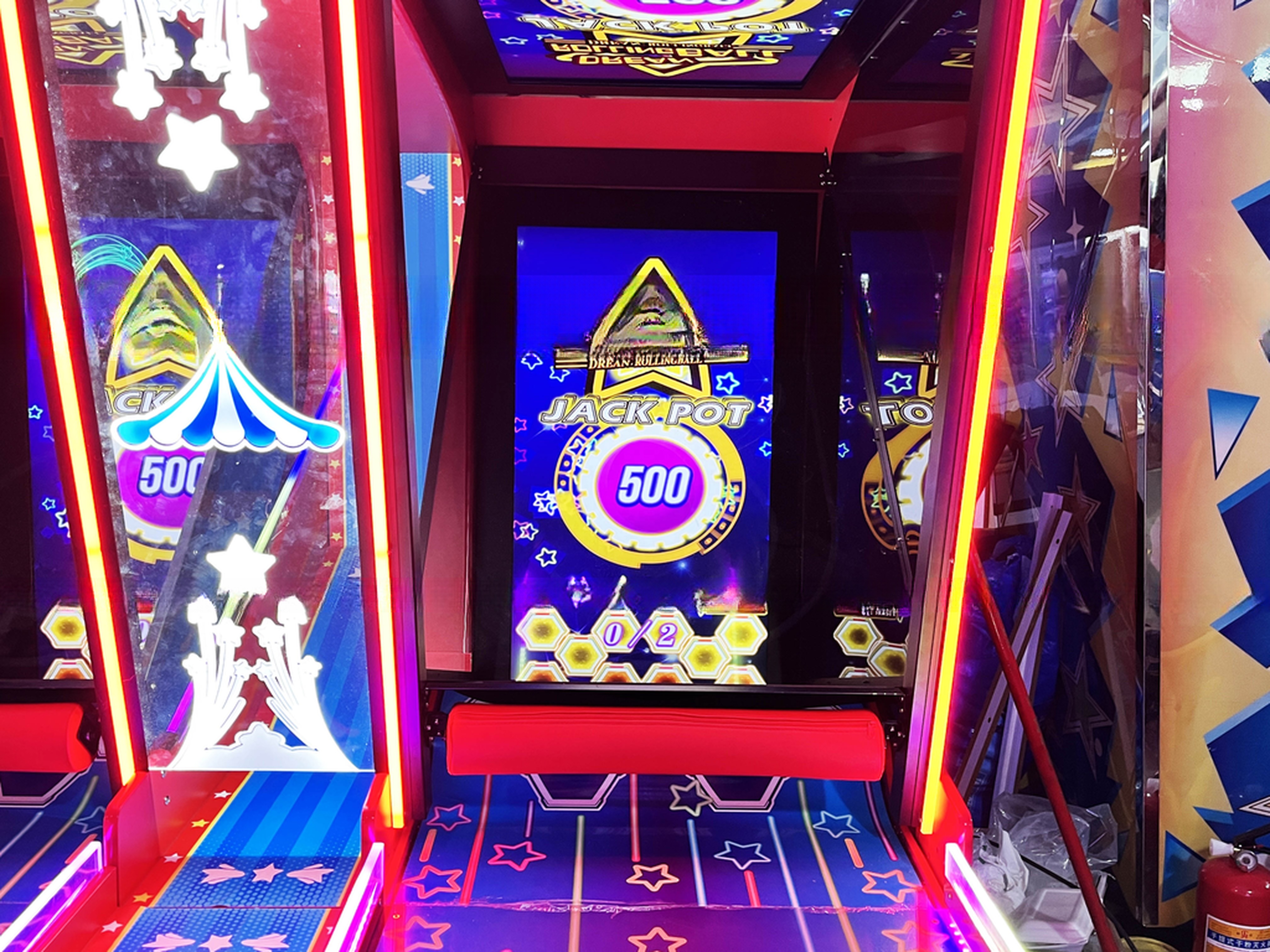 Coin operated crazy dream ball rolling redemption game machine for game center for sale