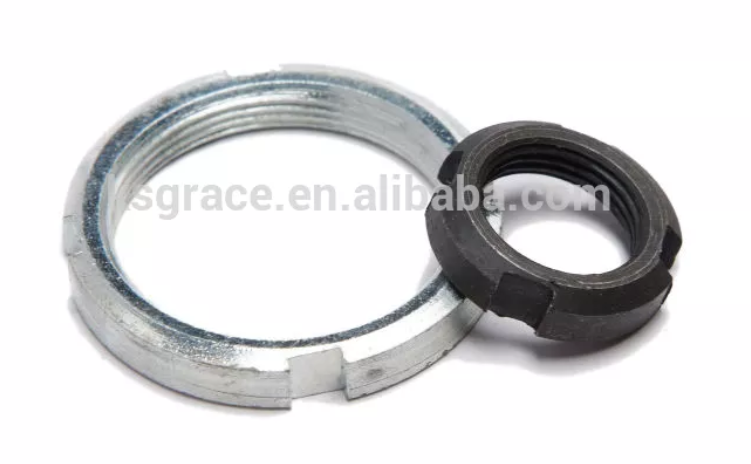 DIN 981 Carbon Steel Black Oxide Rolling Bearings Locknuts M5 M6 M8 DIN981 Round Nut Locknuts