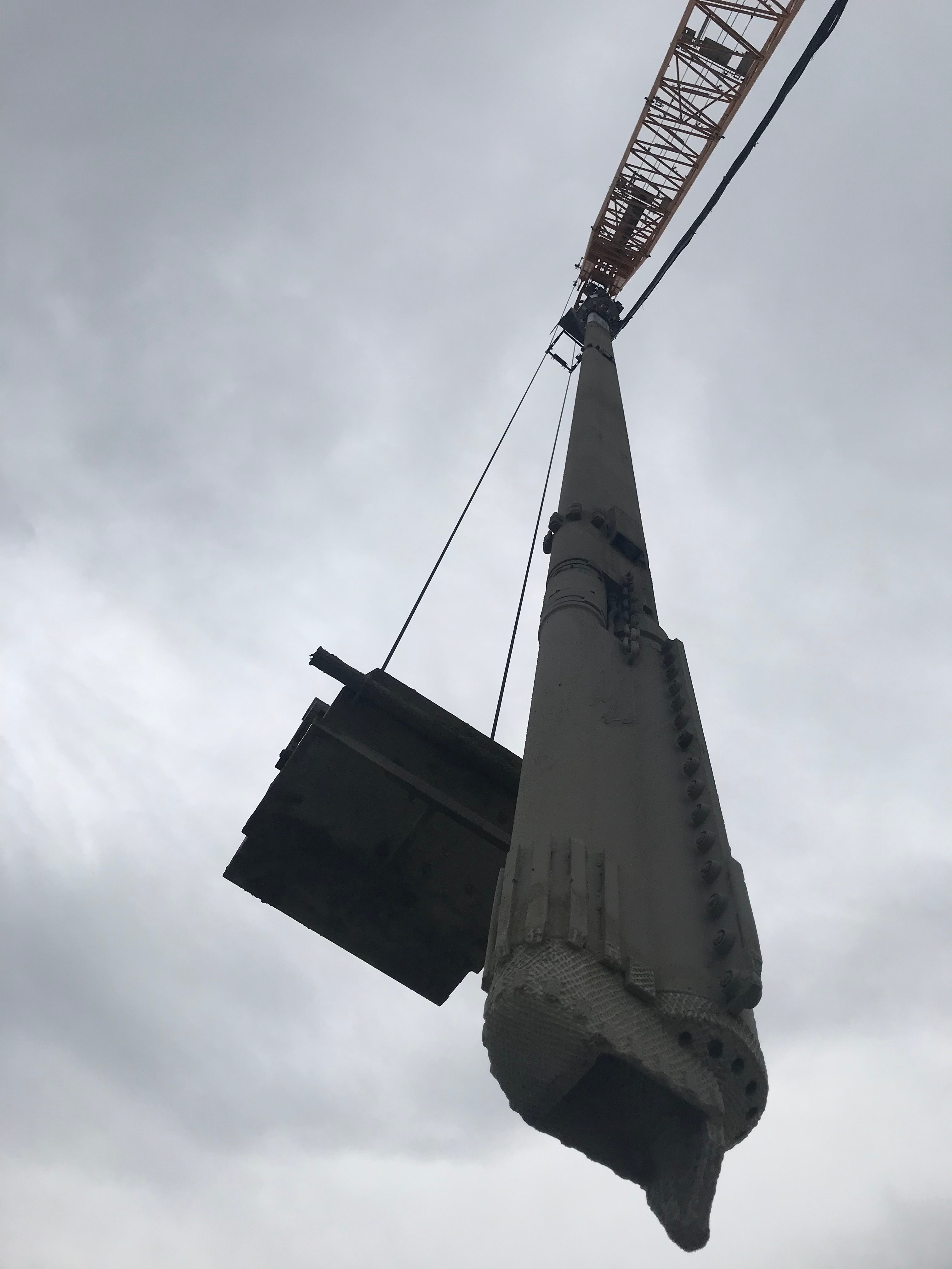 Crane Type Double Bins Bfs Vibroflotation 180kw Worked Pile Depth 24m
