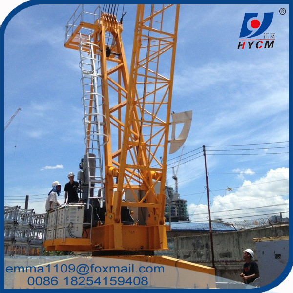 Customized QD2025 Derrick Tower Crane On Top Building 75-150M Height