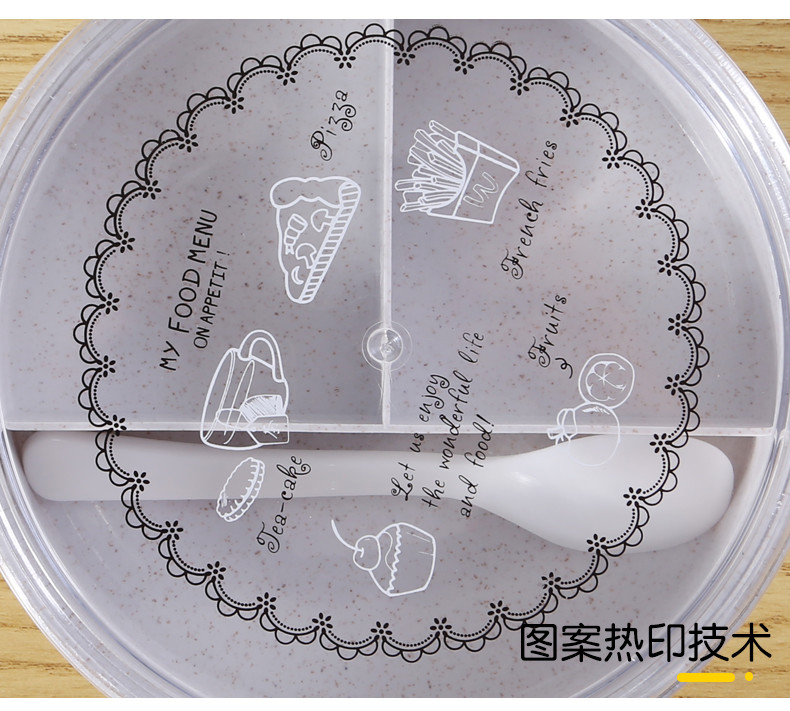 Childrens Recycled Plastic Lunch Boxes With Handle Spoon Fork