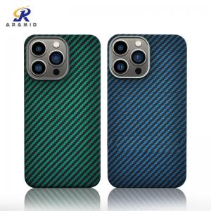 Buy cheap OEM Mixed Color Matte Aramid Fiber iPhone 13 Pro Case product