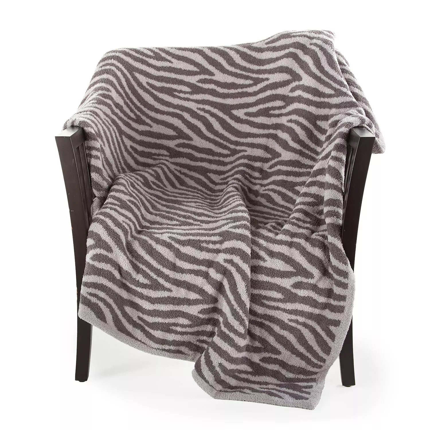 Home Appliance Comfortable Knitted Throw Blanket with Leopard Zebra Print in 22 Colors