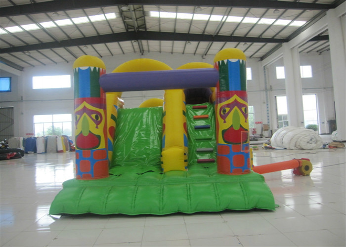 Amusement Park Inflatable Obstacle Courses 0.55mm Pvc Tarpaulin 12 X 3.8 X 3.5m