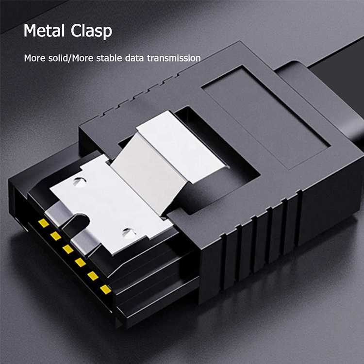 High Speed 6Gbps 8pin Data Charging HDD Sata Power Cable for Hard Disk SDD HDD