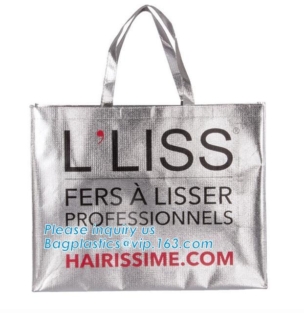 non-woven promotional shopping bag ultrasonic non woven bag, Custom printed tote non woven bag shopping shoulder bag pri