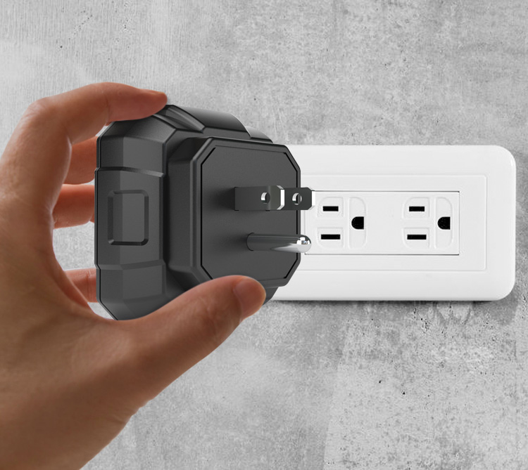 HT105 GFCI RCD Plug Socket Tester Black Color For Home Renovation Socket Check
