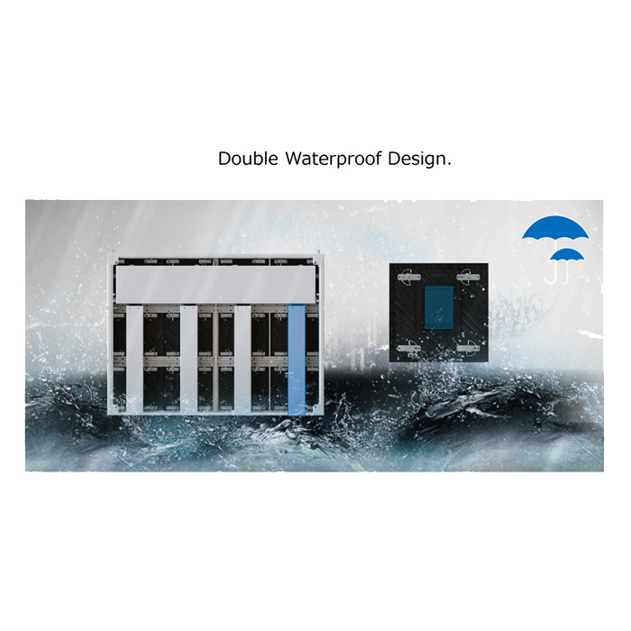Advertising 6mm Outdoor Full Color Led Display Ultra Narrow Large Led Screen 16.7M