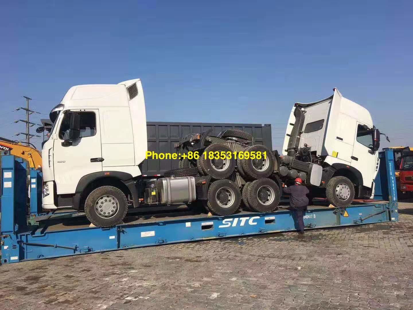6x4 Euro4 420hp Sinotruk HowoA7 tractor truck with 10wheels Philippines