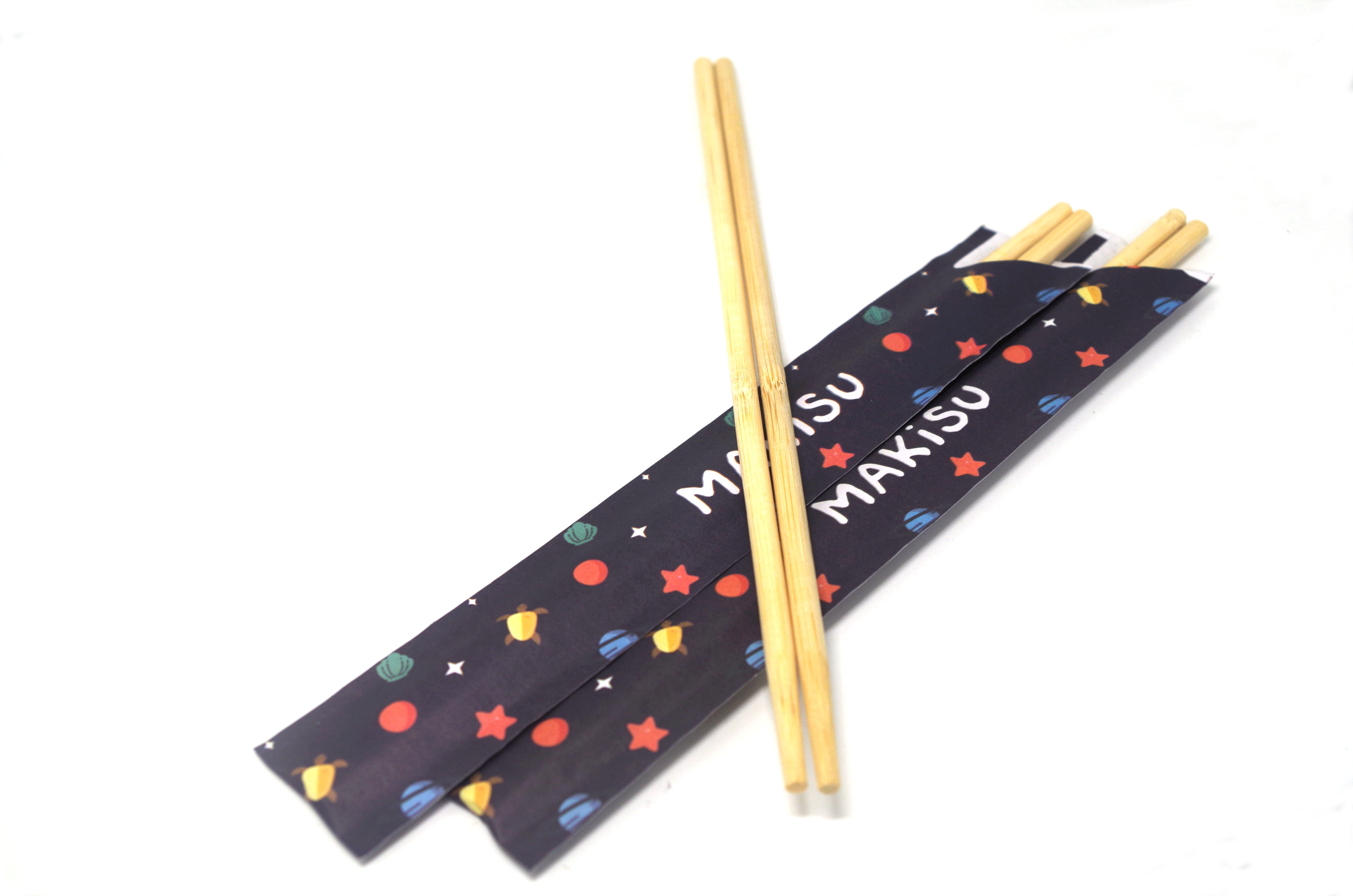 UV Treated Disposable Bamboo Chopsticks 9" Sleeve Separated