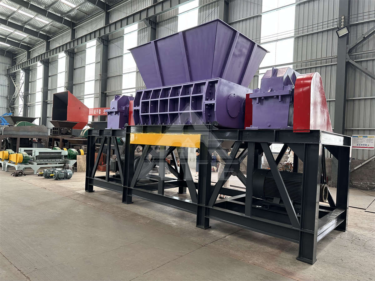 Diesel Engine Two Shaft Shredder Car Shell Shredder High Efficiency
