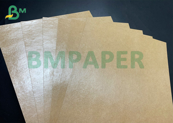 C1S PE Coated 270gsm Brown Kraft Paper Take Away Food Box Paperboard