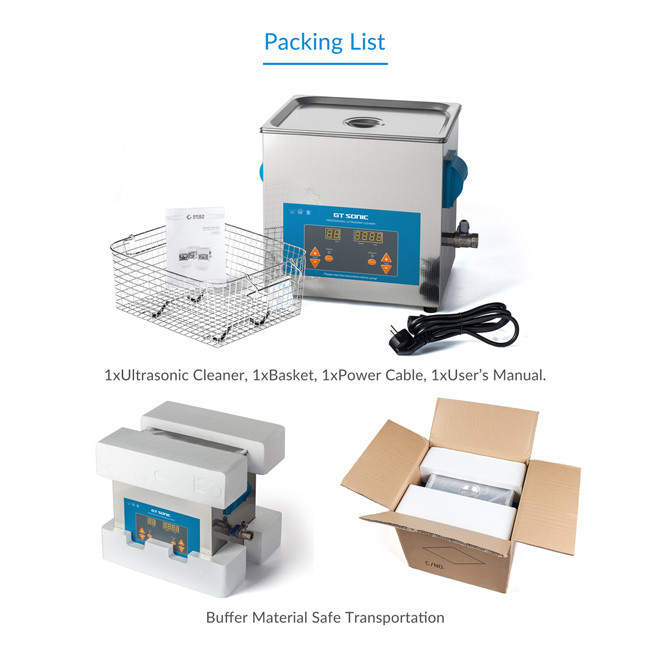 9L Ultrasonic Cleaning Machine , Hardware Industry Ultrasonic Parts Washer