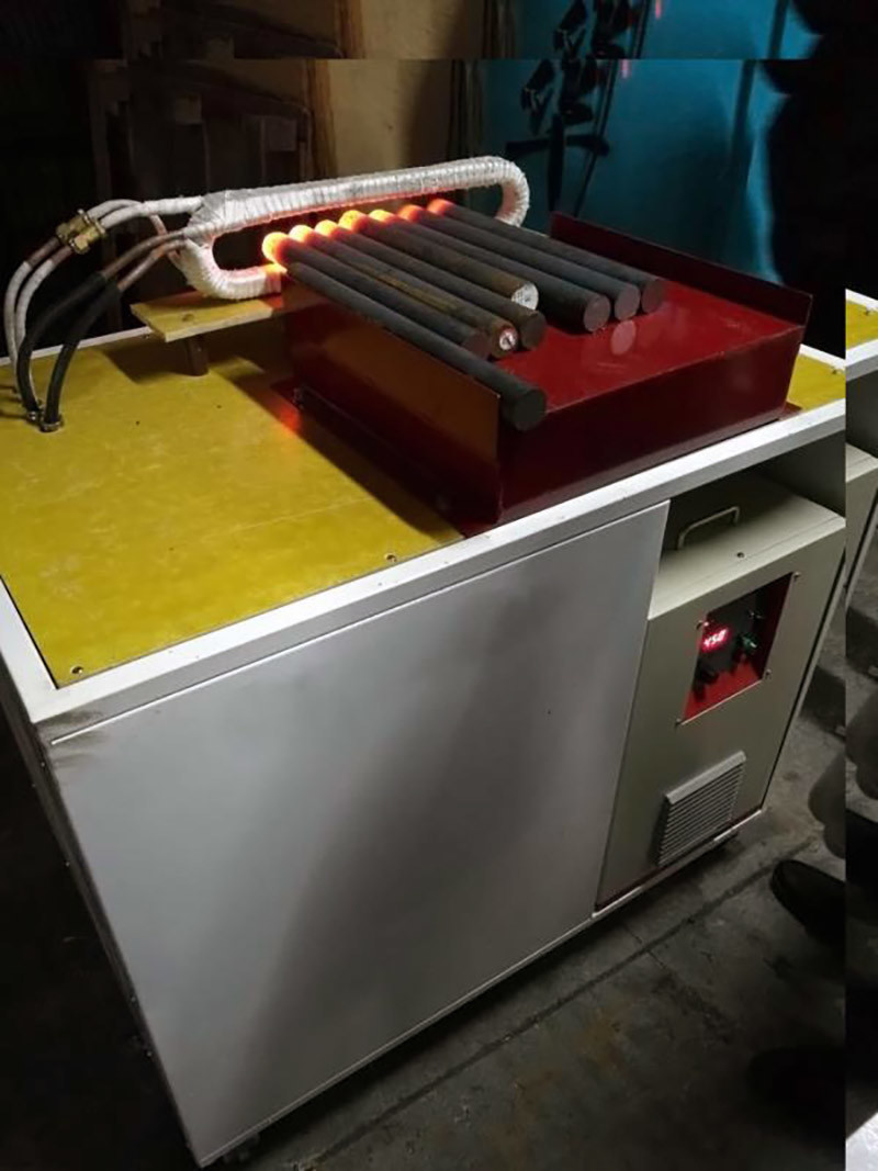Bolt Head Induction Forging Furnace Medium Frequency Induction Heating Furnace